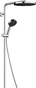 Actual product image hansgrohe Pulsify S Puro shower system 260, 1jet, Ecostat Fine, hand shower 3jet, EcoSmart