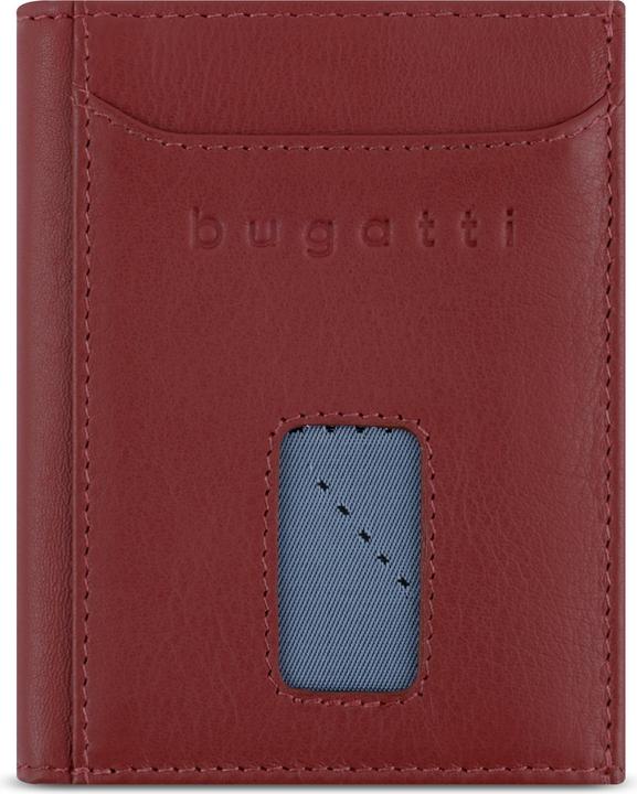 Image du produit Bugatti Secure Slim - Porte-cartes de crédit RFID avec poche viennoise pour la monnaie