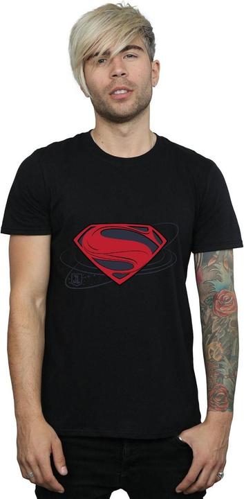 Actual product image Mens Justice League Movie Superman Logo T-Shirt (XL)