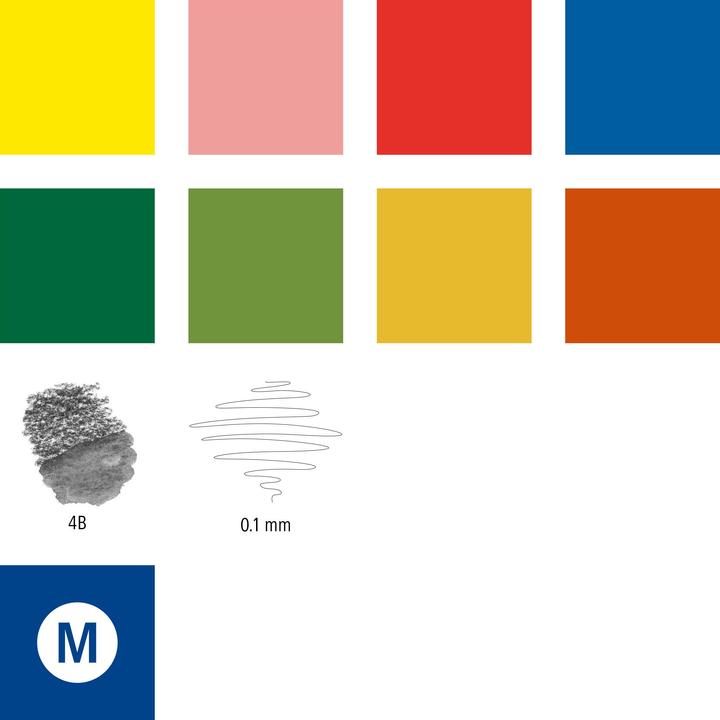 Actual product image Staedtler Watercolour Set (Multicoloured, 13 x)