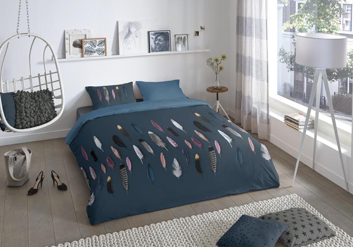 Immagine prodotto Good Morning Feathers (Set di biancheria da letto, 155 x 220 cm, 80 x 80 cm)