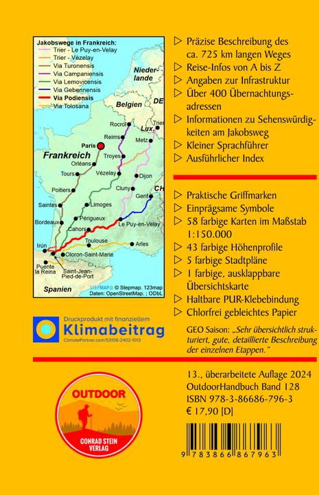 Produktbild Frankreich: Jakobsweg Via Podiensis (Deutsch, Hartmut Engel, 2024)