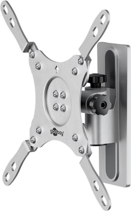 Image du produit Goobay Support TV mural Caravan TILT M, Argent (Mur, 43", 15 kg)