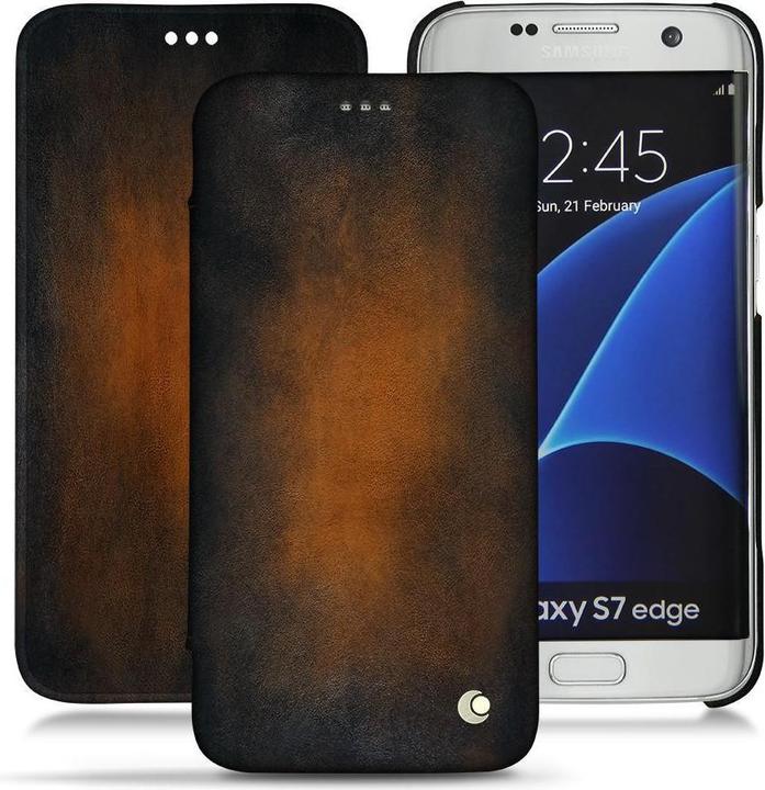 Productafbeelding Noreve Lederen omslag horizontaal (Samsung Galaxy S7 Edge)