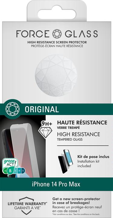 Actual product image Bigben Connected Glass screen protector (1 Piece, Apple iPhone 14 Pro Max)