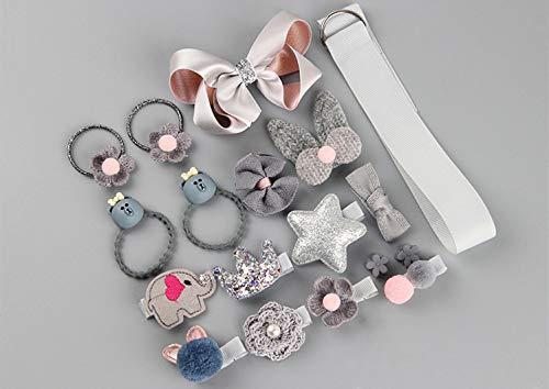 Image du produit Activity Board Lot de 18 pinces à cheveux pour filles, bijoux de cheveux pour filles, pinces à cheveux avec boîte (18 pcs)