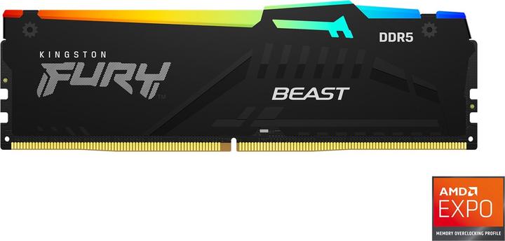 Produktbild Kingston Fury Beast AMD EXPO (1 x 16GB, 6000 MHz, DDR5-RAM, DIMM)