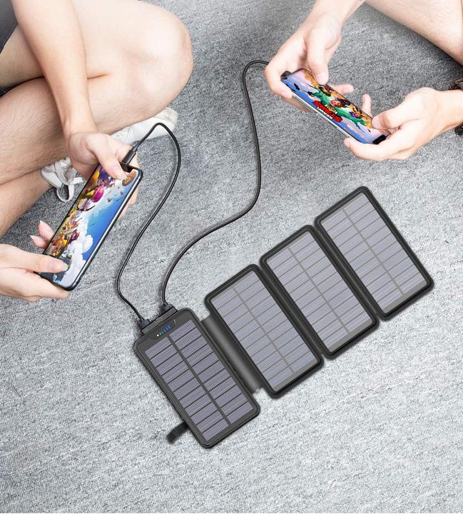 Productafbeelding Elzle Solar PowerBank, zwart (26800 mAh)