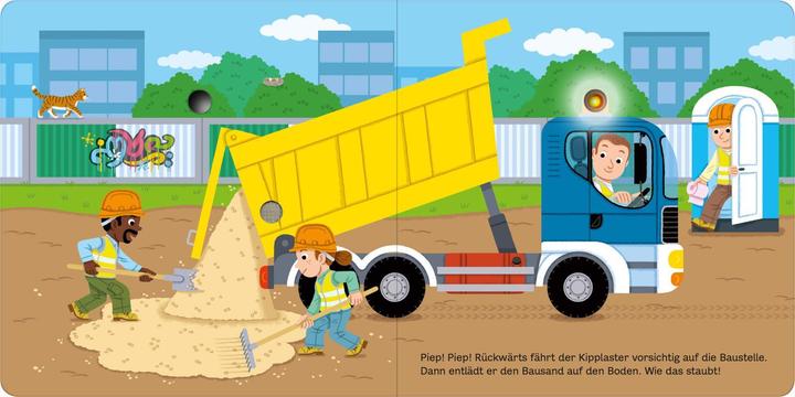 Produktbild Mein blinkendes Soundbuch - Auf der Baustelle (Deutsch)