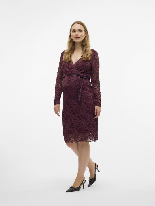 Actual product image Mamalicious Mlmivana Tess Ls Jrs Abk Dress 2f (L)