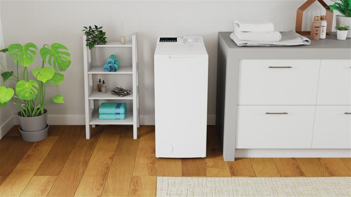 Image du produit Indesit Turn&GO BTW B7231P FR Lave-linge à chargement par le haut 7 kg 1200 tr/min Blanc (7 kg, Vers le bas)