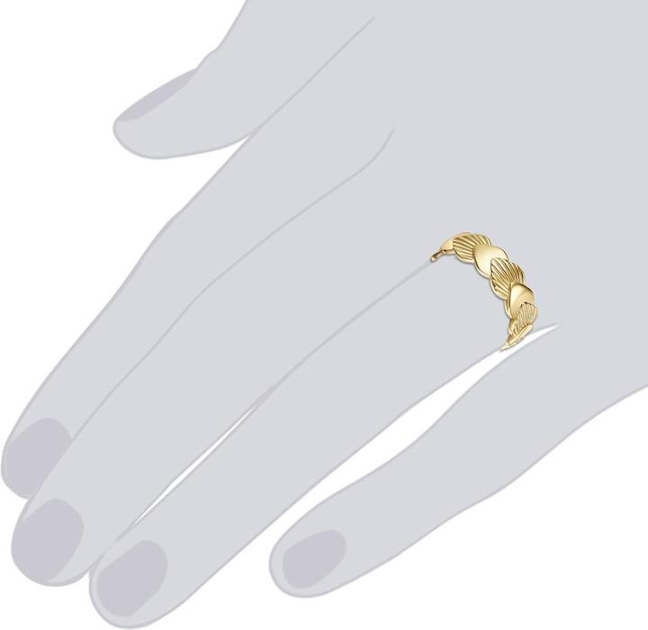 Produktbild Lulu & Jane Damen Ring Muschel Messing - 35142 (52)