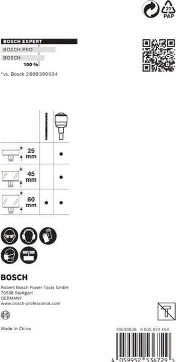 Actual product image Bosch Professional Zubehör Expert (8.5 millimetres)