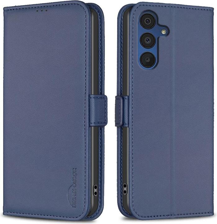 Binfen Color Galaxy A15 - BINFEN Flip Case Housse bleue (Samsung Galaxy A15)