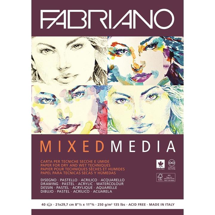 Immagine prodotto Fabriano mezzi misti (A4, Nessuna)