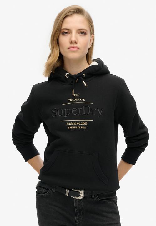 Produktbild Superdry hoodie damen uperdry luxe metallic logo (S)