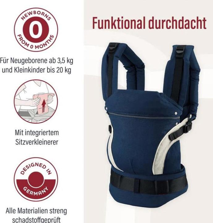 Actual product image Novidarte Baby carrier up to 20kg