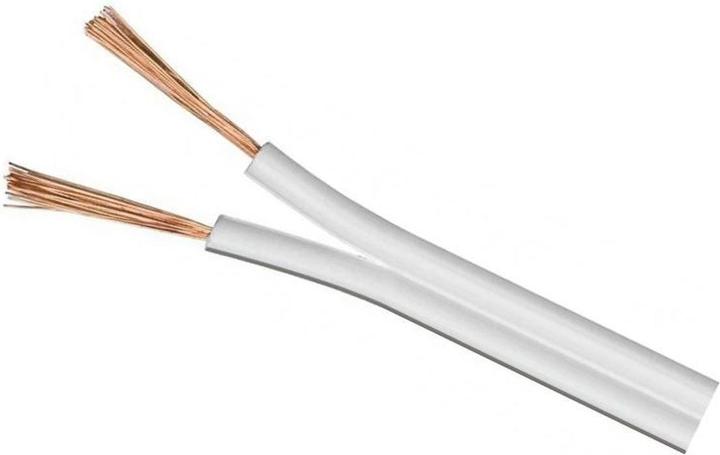 Produktbild Goobay Lautsprecherkabel weiss CU (10 m, 1 mm²)
