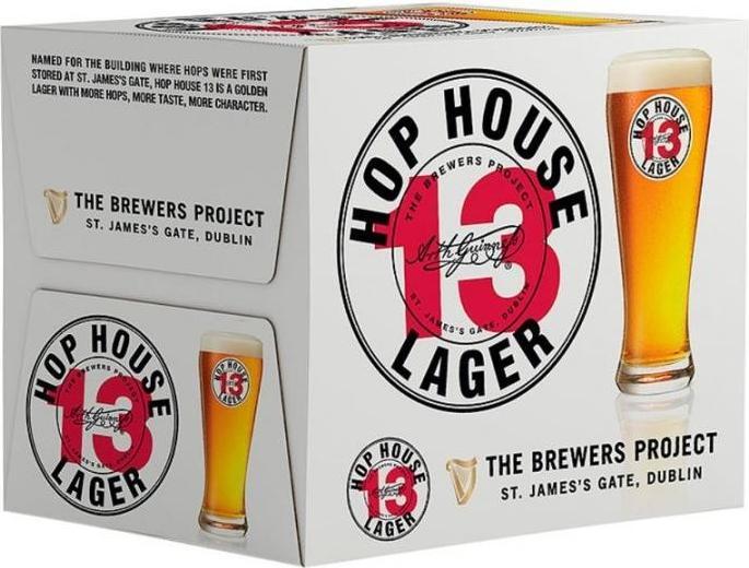 Actual product image Guinness Hop House 13 Lager Beer (12 x 30 cl)