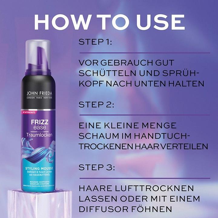 Image du produit John Frieda Frizz Ease (200 ml, Mousse coiffante)
