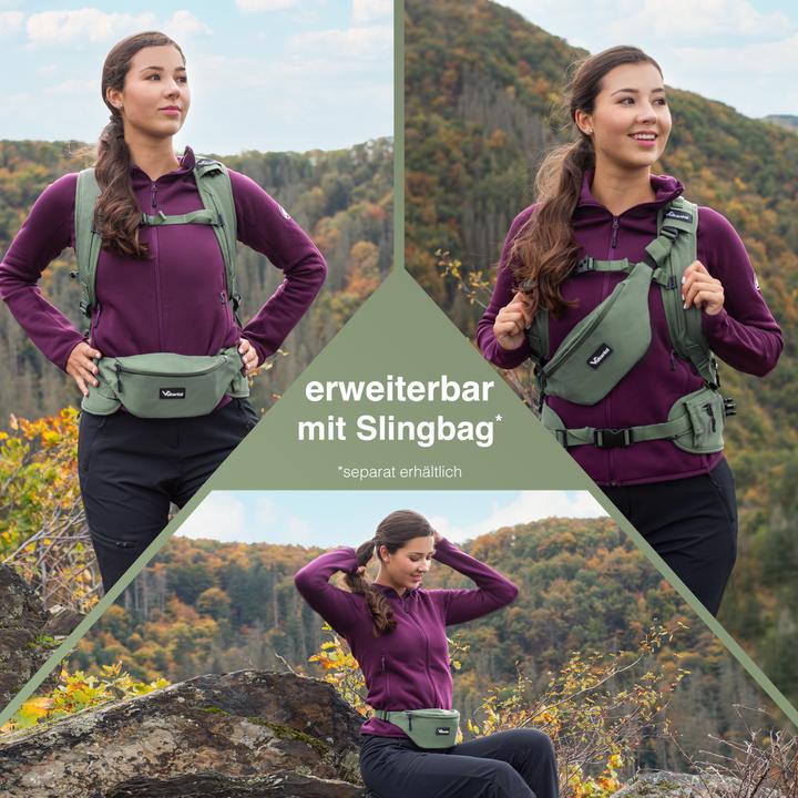 Produktbild Valkental Explorer V22 - Outdoor Rucksack mit integrierter Sling Bag (22 l)