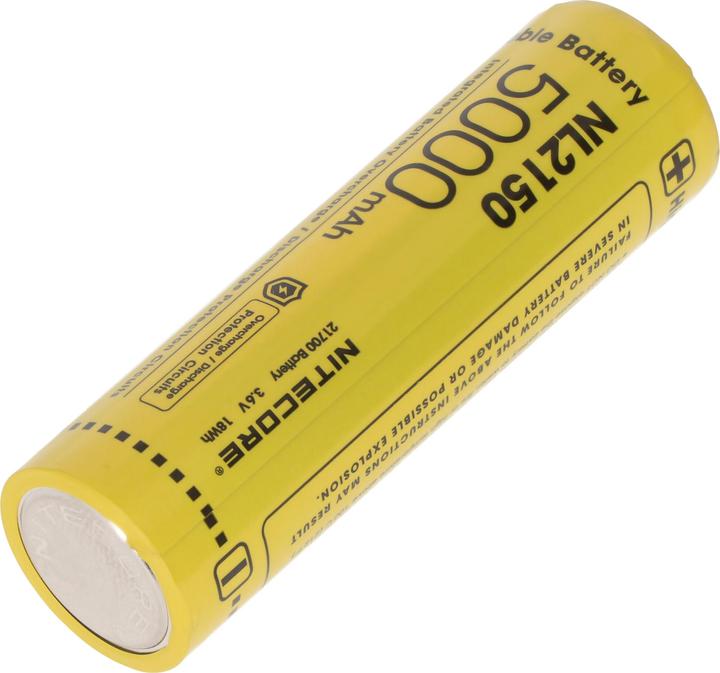 Produktbild Nitecore Li-Ion Akku Typ 21700 - 5000mAh - NL2150