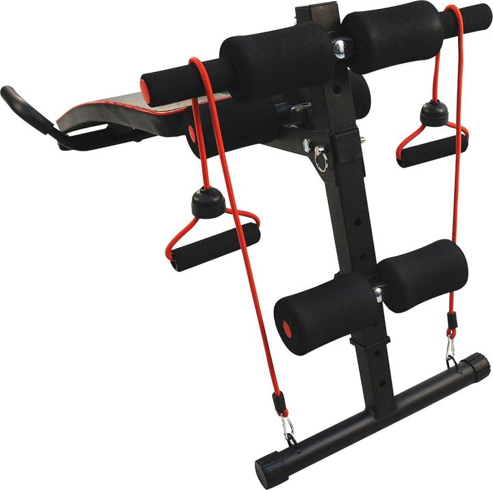 Produktbild Homcom Sit Up Bank Bauchtrainer, verstellbar, 137,5x55,5x50-68cm 120 kg Belastbarkeit