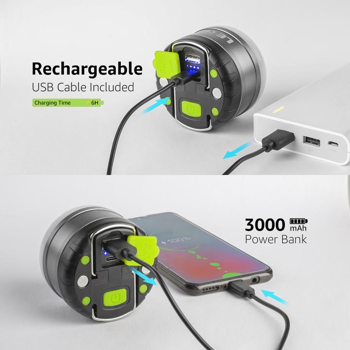 Image du produit Lepro LED Camping-Leuchte mit Powerbank-Funktion