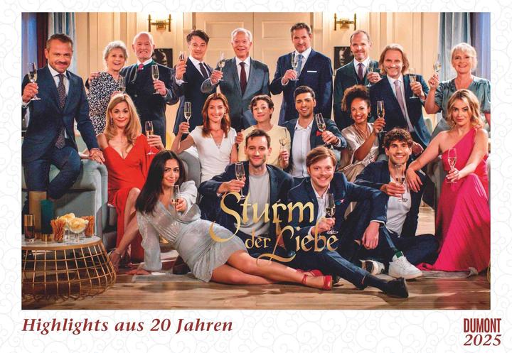 Produktbild Sturm der Liebe 2025 - Broschürenkalender - Wandkalender - mit Jahresplaner - Format 42 x 29 cm (42 x 29 cm, Harter Einband, Deutsch)