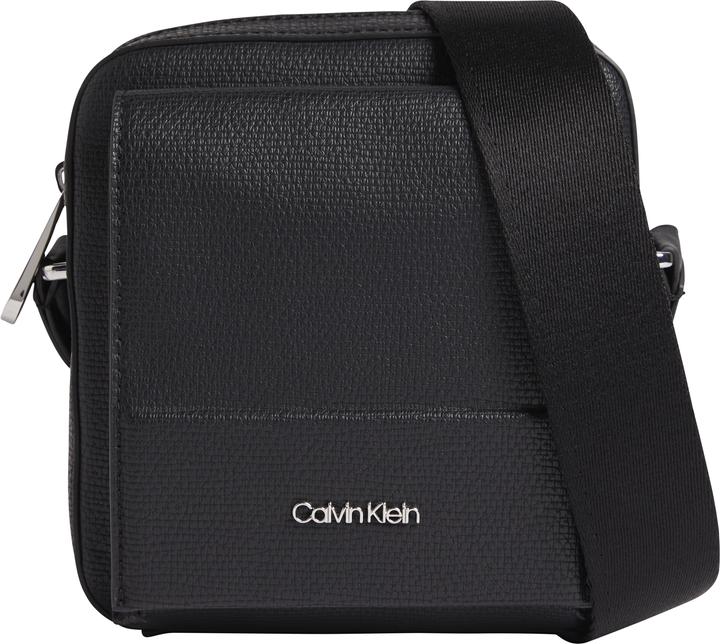 Immagine prodotto Calvin Klein Borsa da uomo Minimalism Cube Reporter, Ck Black, Taglia unica (51% POLIESTERE RICICLATO, 49% POLIURETANO)