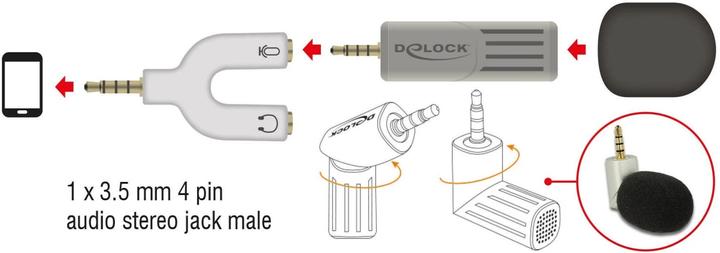 Immagine prodotto Delock Microfono a condensatore per smartphone
