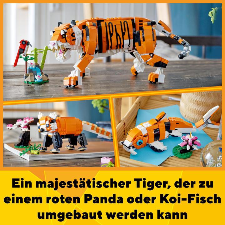 Image du produit LEGO Tigre majestueux (31129, LEGO Creator 3-in-1)
