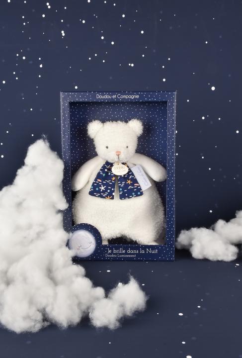 Actual product image Doudou et Compagnie Bär nachtleuchtend 26cm (26 cm)