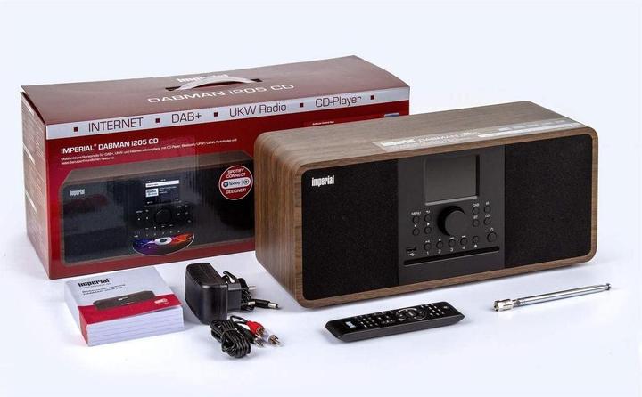 Image du produit Imperial Dabman i205 CD (Webradio, DAB+ DAB, VHF, FM, Bluetooth, WiFi)