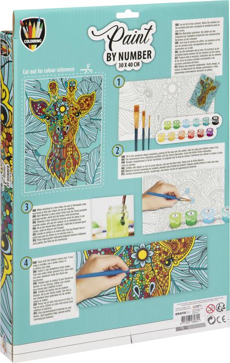 Image du produit Grafix Peinture par numéros- Girafe