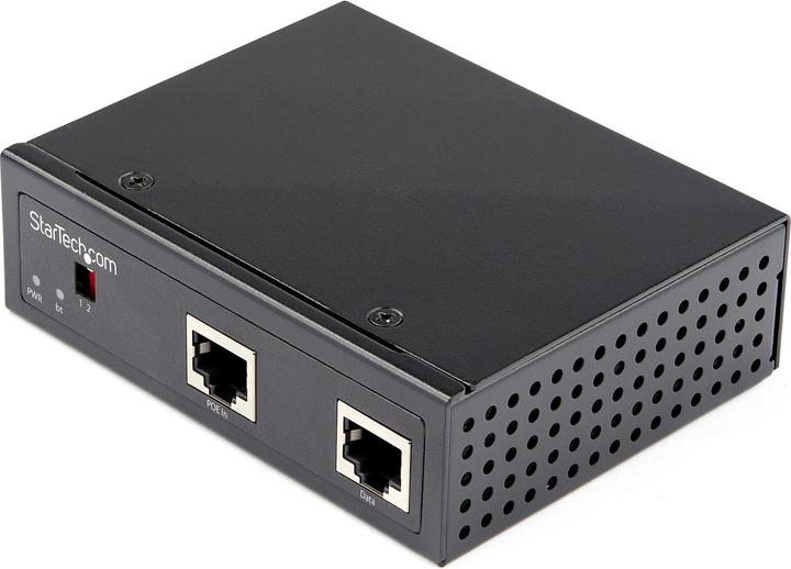 StarTech Industrial Gigabit PoE Splitter - 90W High Speed Power-over-Etherne (1 Ports)