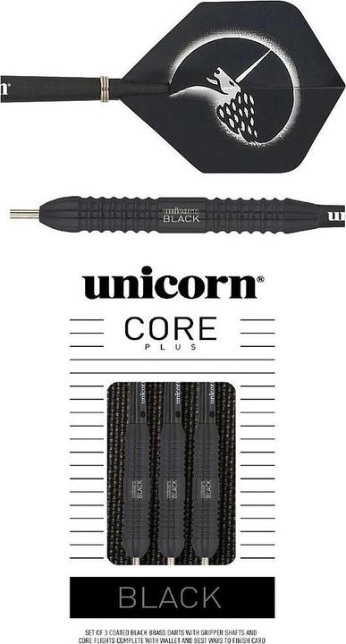Produktbild Unicorn Core Plus Brass Steel Darts (23 g)