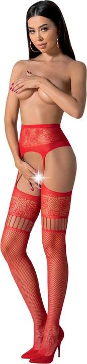 Produktbild Passion S030 Medias Con Liguero Rojo Talla Unica (One Size, Einzelpack)