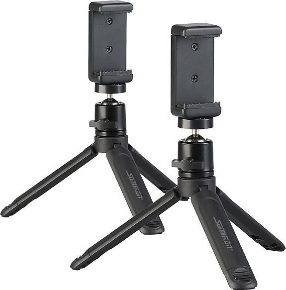 Produktbild Somikon 2er-Set Smartphone Stativ mit drehbare Smartphone Halterung (Metall)