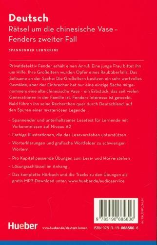 Immagine prodotto Rätsel um die chinesische Vase. Fenders zweiter Fall / Lektüre mit MP3-Download (Tedesco, Urs Luger, 2019)