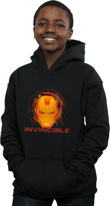 Actual product image Boys Avengers Iron Man Invincible Hoodie (116)