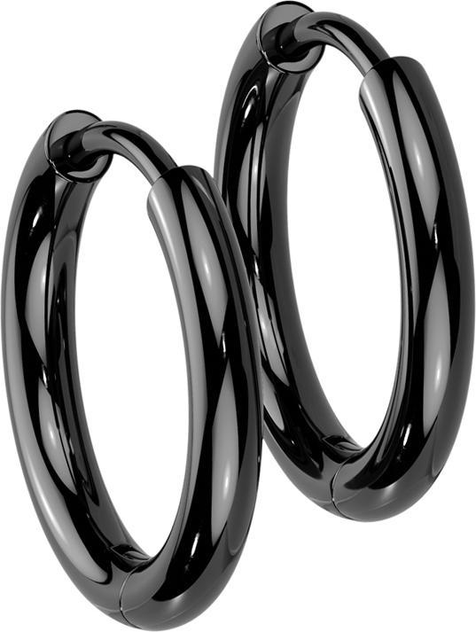 Produktbild Star Piercing Ohrring schwarz (Titan G23)