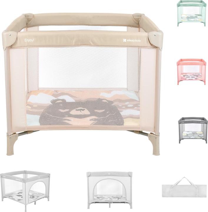 Produktbild Kikkaboo Laufstall Enjoy, Reisebett (92 cm, 92 cm)