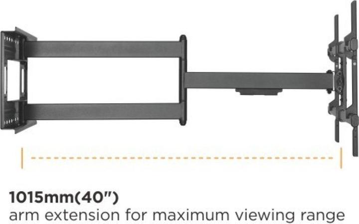 Produktbild Techly ICA-PLB 490 TV mount (80") Black (Wand, 80", 50 kg)