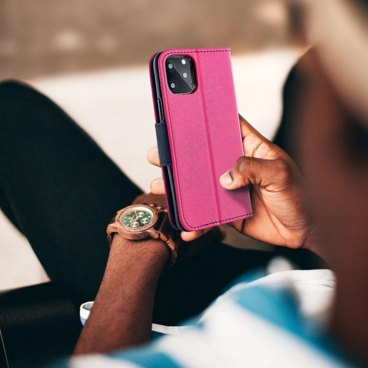 Actual product image Gsm City Book case OEM FANCY Book case for SAMSUNG Galaxy J5 2017 pink/navy (Samsung Galaxy J5 (2017))