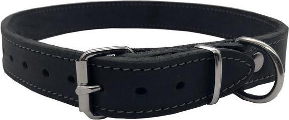 Produktbild Colly Weichleder-Halsband, 60cm 22mm, schwarz (60, Hund, Allgemein)