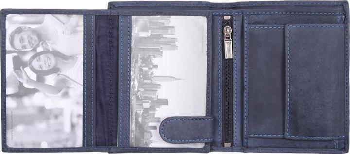Actual product image Giorgio Carelli Unisex billfold with zip compartment. RFID