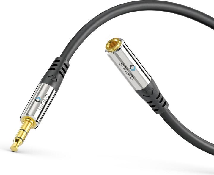 Produktbild Sonero Audio-Kabel 3.5 mm Klinke - 3.5 mm Klinke 5 m (5 m, Verlängerung)
