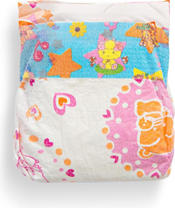 Actual product image Heless Doll Diapers Pink-3pcs