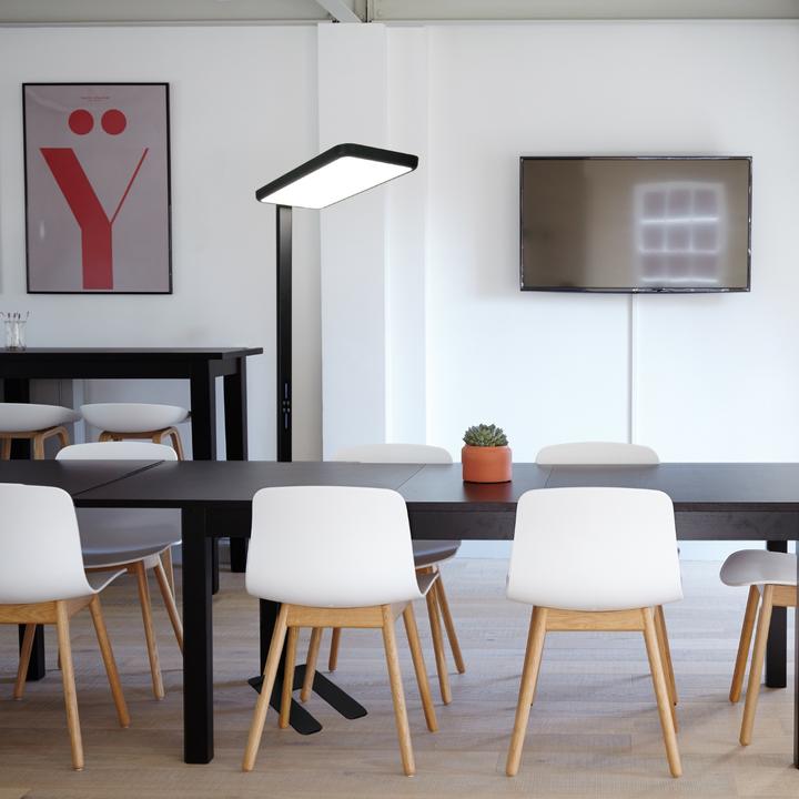 Immagine prodotto Luxula LED Büro-Stehleuchte, Up/Down, schwarz (7000 lm)